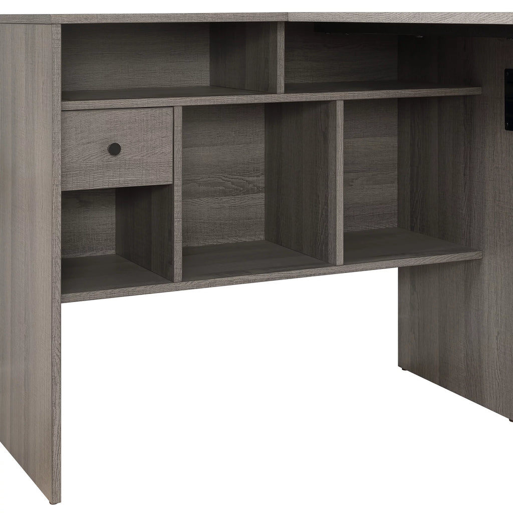 L-Shape Desk in Farm Oak Finish R53306