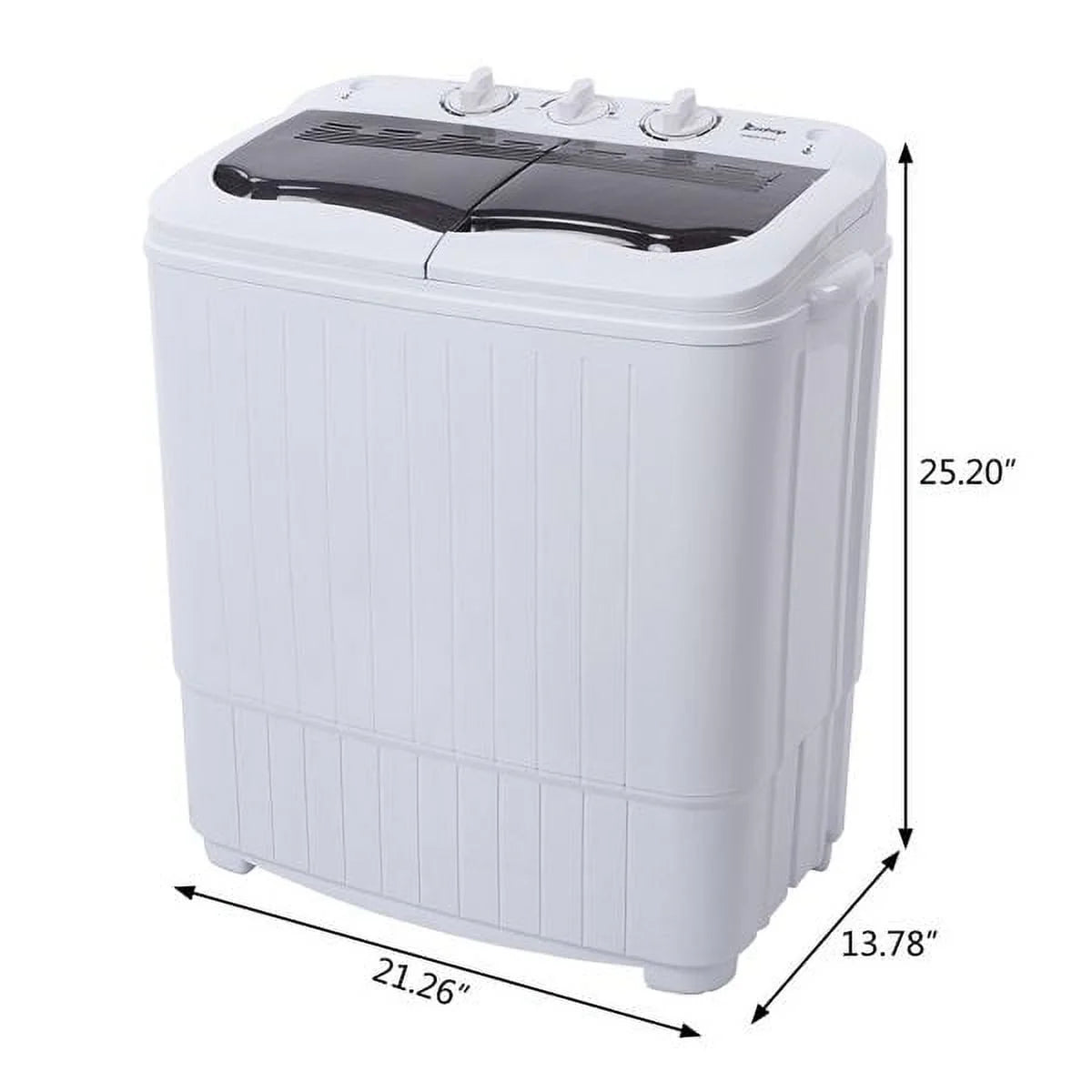 Portable 14.3lbs Washing Machine with Drain Pump T873842