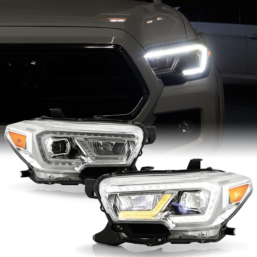 Chrome LED Projector Headlights C272
