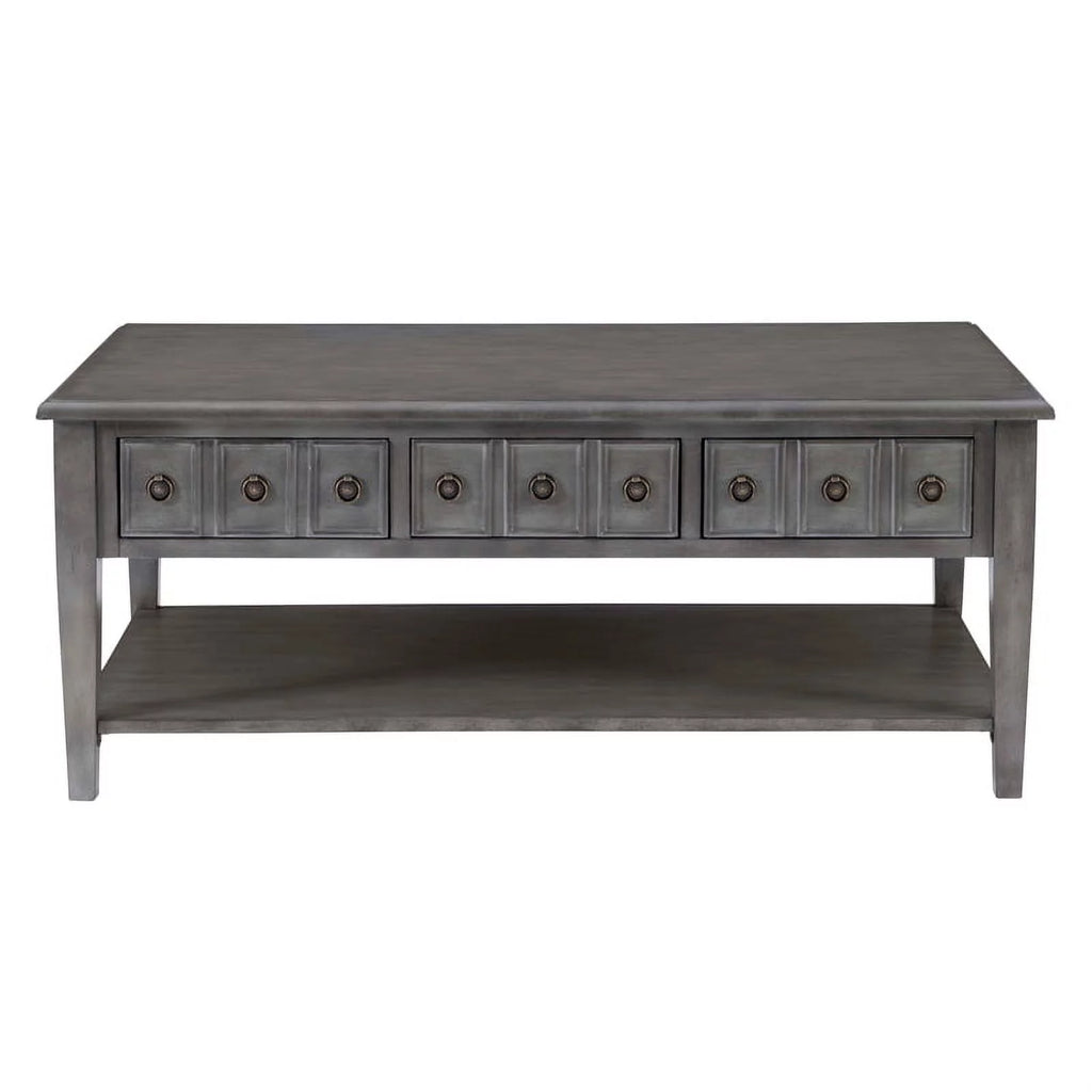 3-Piece Coffee Table Set with 2 Accent Tables in Gray L9677