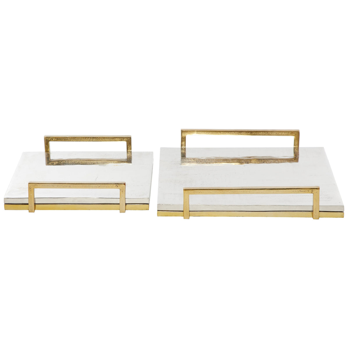 Aluminum Cast Tray, Set of 2 U92887