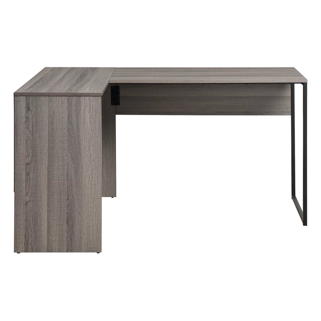 L-Shape Desk in Farm Oak Finish R53306