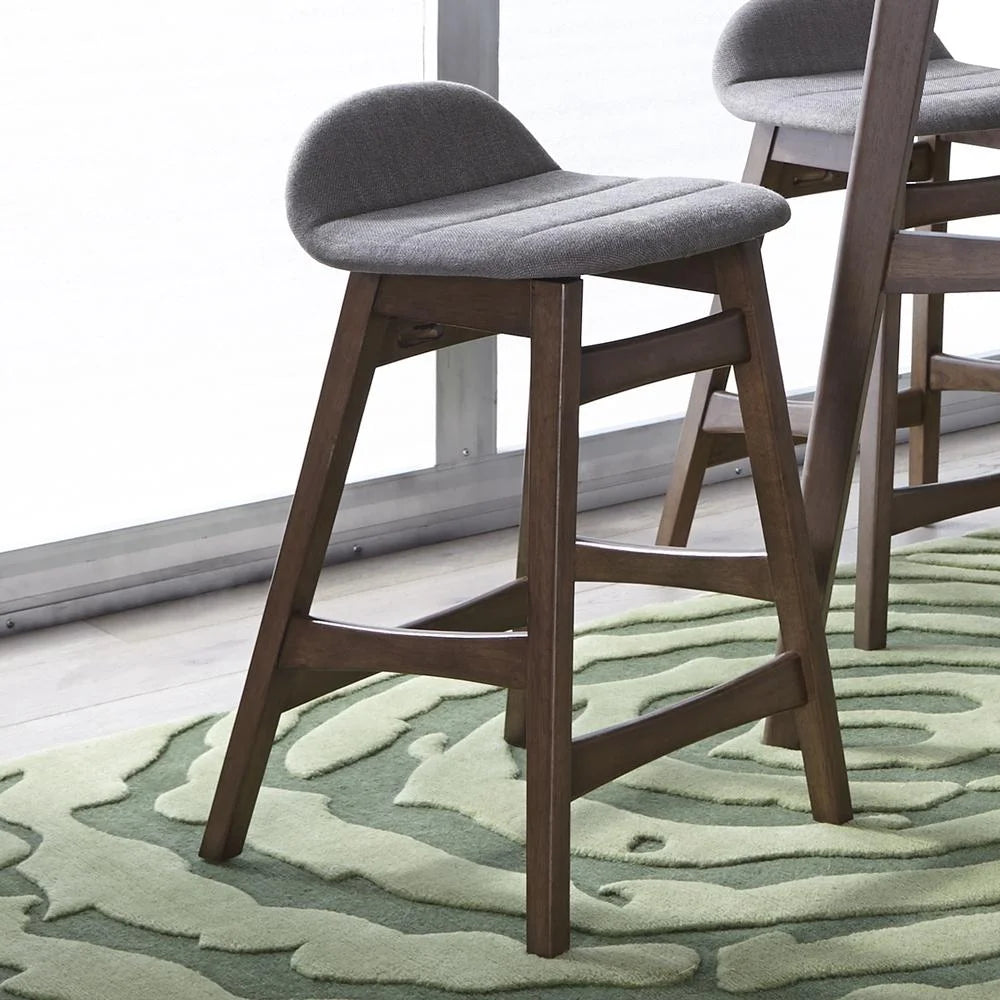 Grey Counter Chair Set of 2 S57169