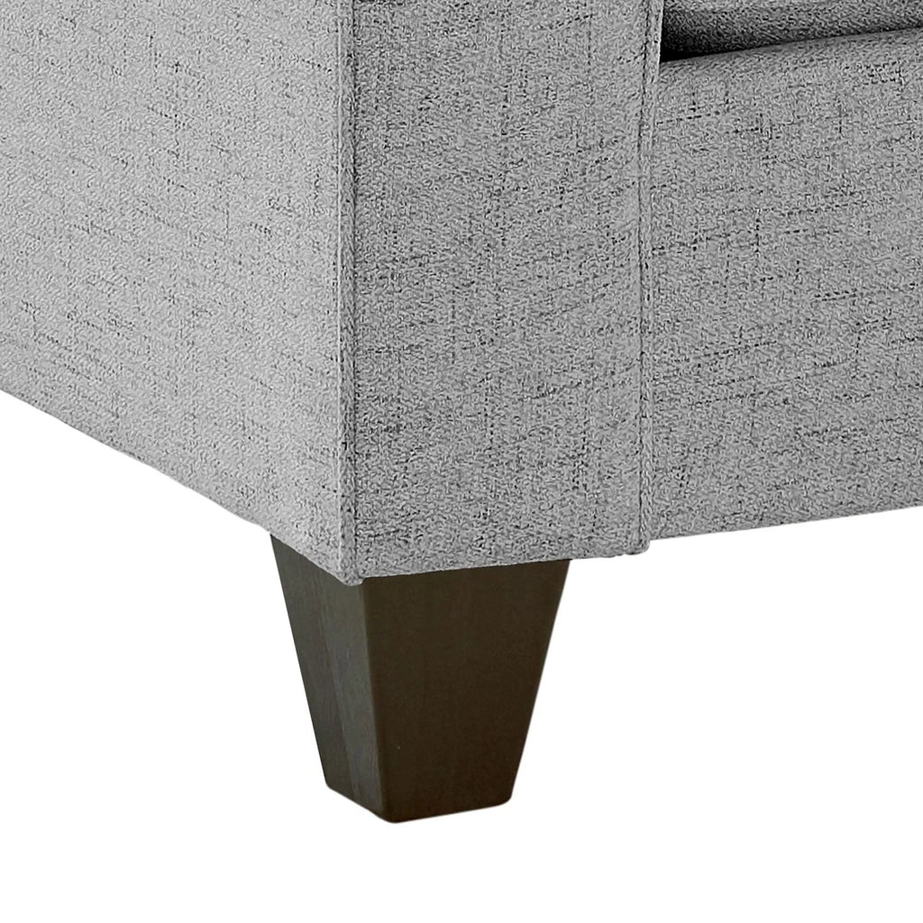 Gray Wood & Fabric Sofa and Loveseat Set of 2 N266