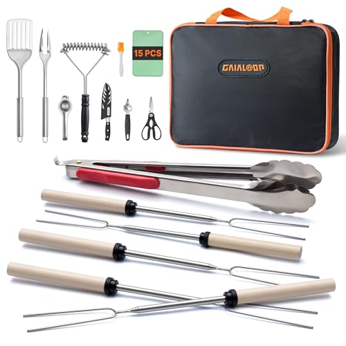 Camping Cooking Utensil Set with Organizer Case Q848378