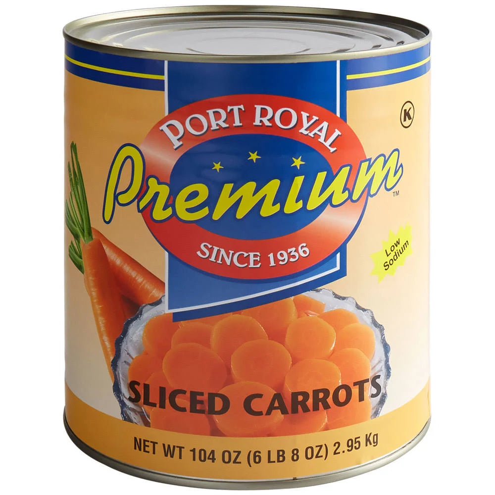 6/Case #10 Can Sliced Carrots Z28921