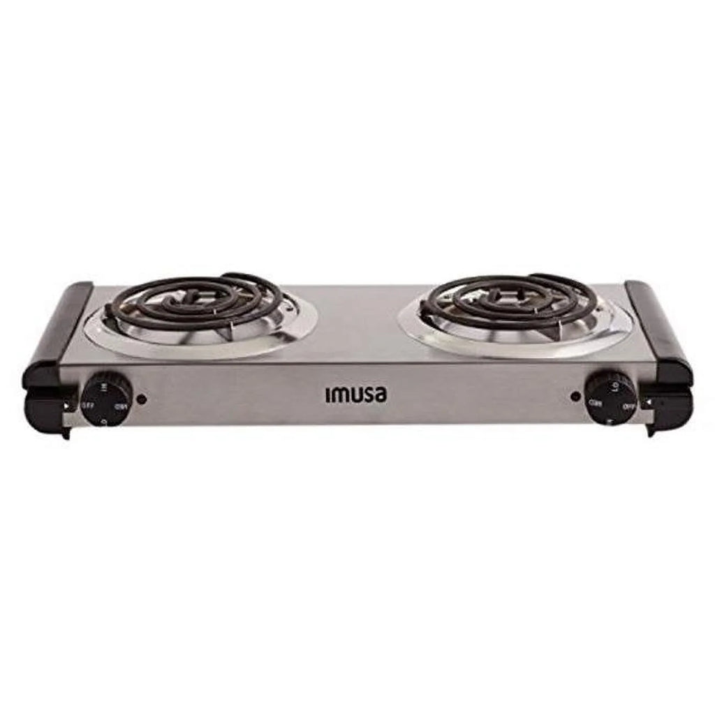 Electric Stainless Steel Double Burner S6244