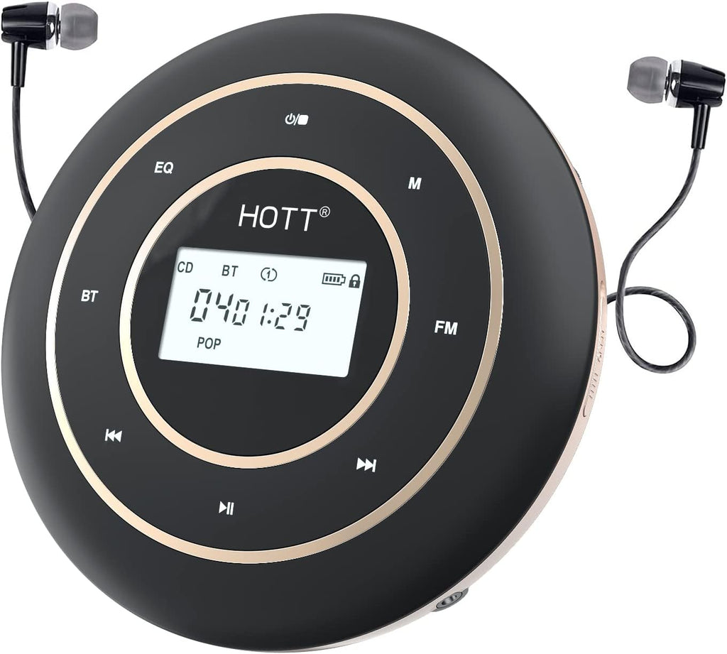 Portable CD Player with Bluetooth 5.0 and FM Transmitter Q15676