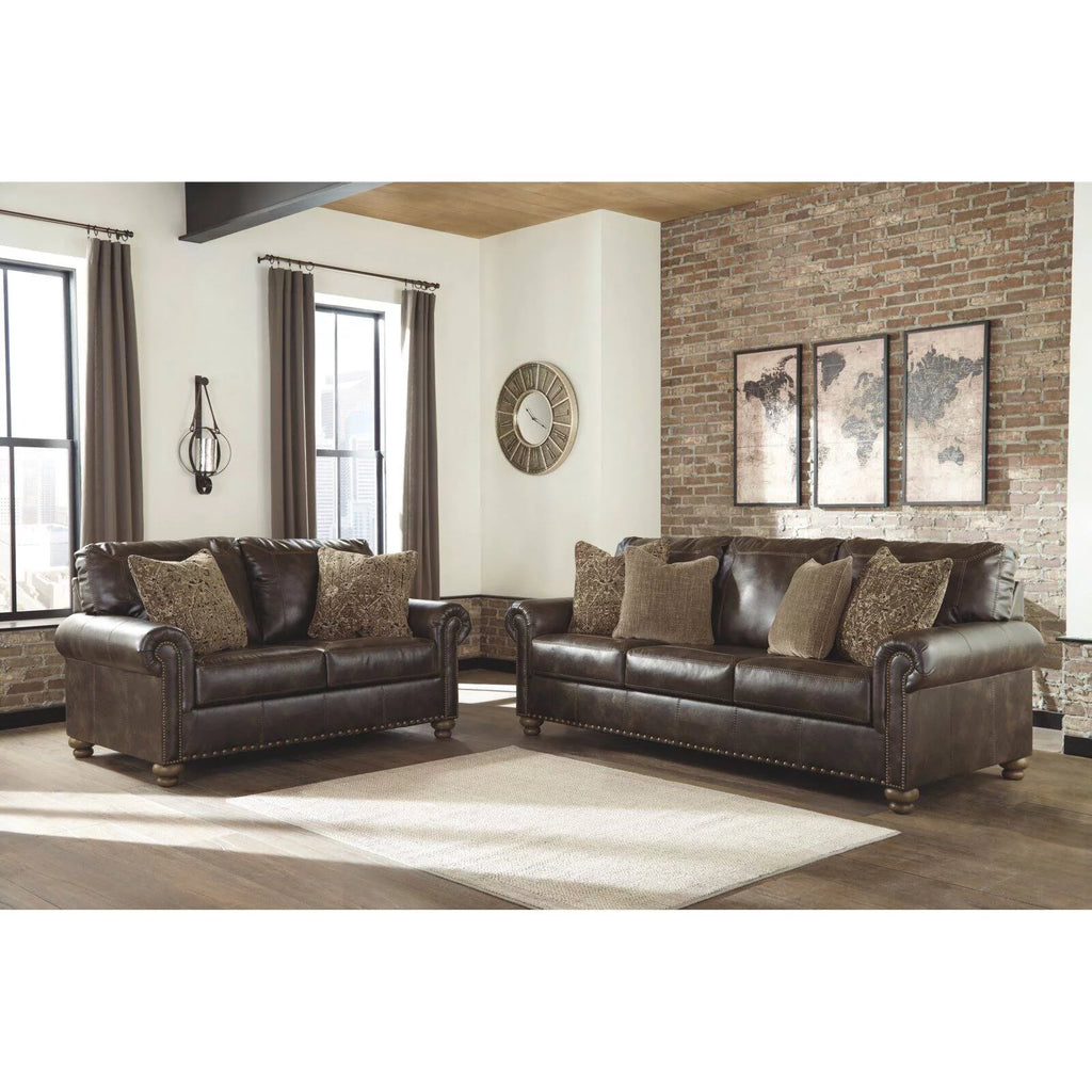 Coffee Loveseat B27406