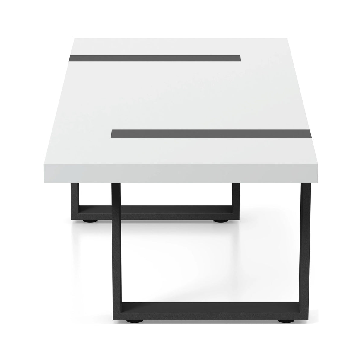 White Metal Coffee Table Y848