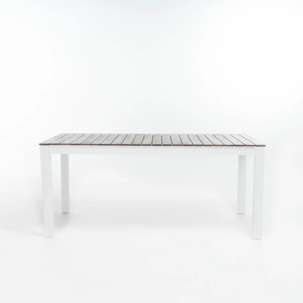 Dark Brown and White 3 Piece Outdoor Wood Picnic Set V5172