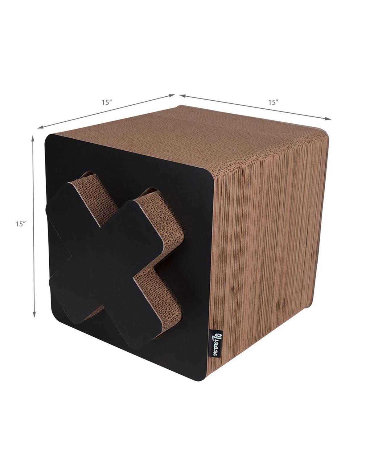 Black Large Cardboard Cat Scratcher S31126
