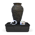 Medium Stacked Slate Urn Water Fountain Kit J572